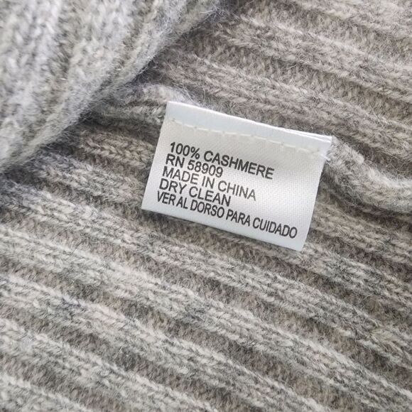 ANTONIO MELANI Oatmeal Tan Beige Ribbed Sweater - Picture 5 of 8